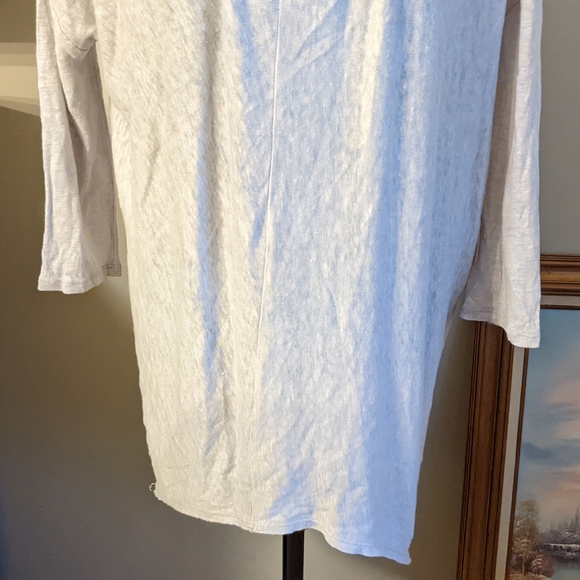 Oversized Bobi Gray Tshirt Dress - Size Small - Picture 6 of 7